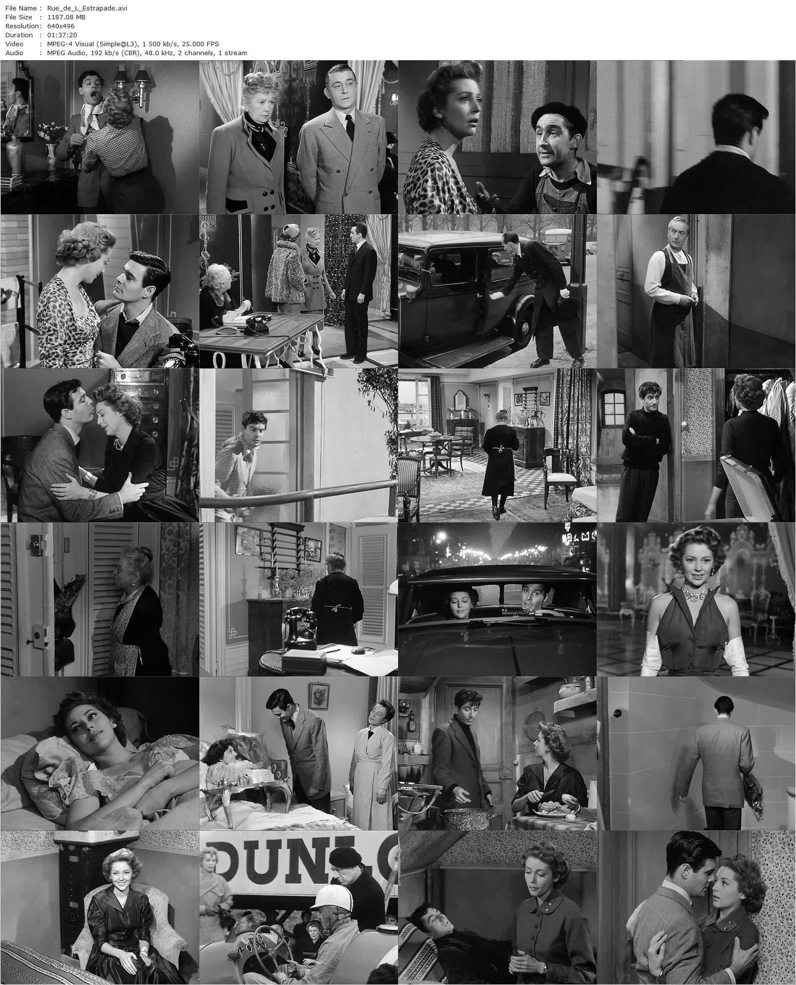 Françoise Steps Out AKA Rue de l’Estrapade (1953) Jacques Becker, Daniel Gélin, Louis Jourdan, Anne Vernon-poster