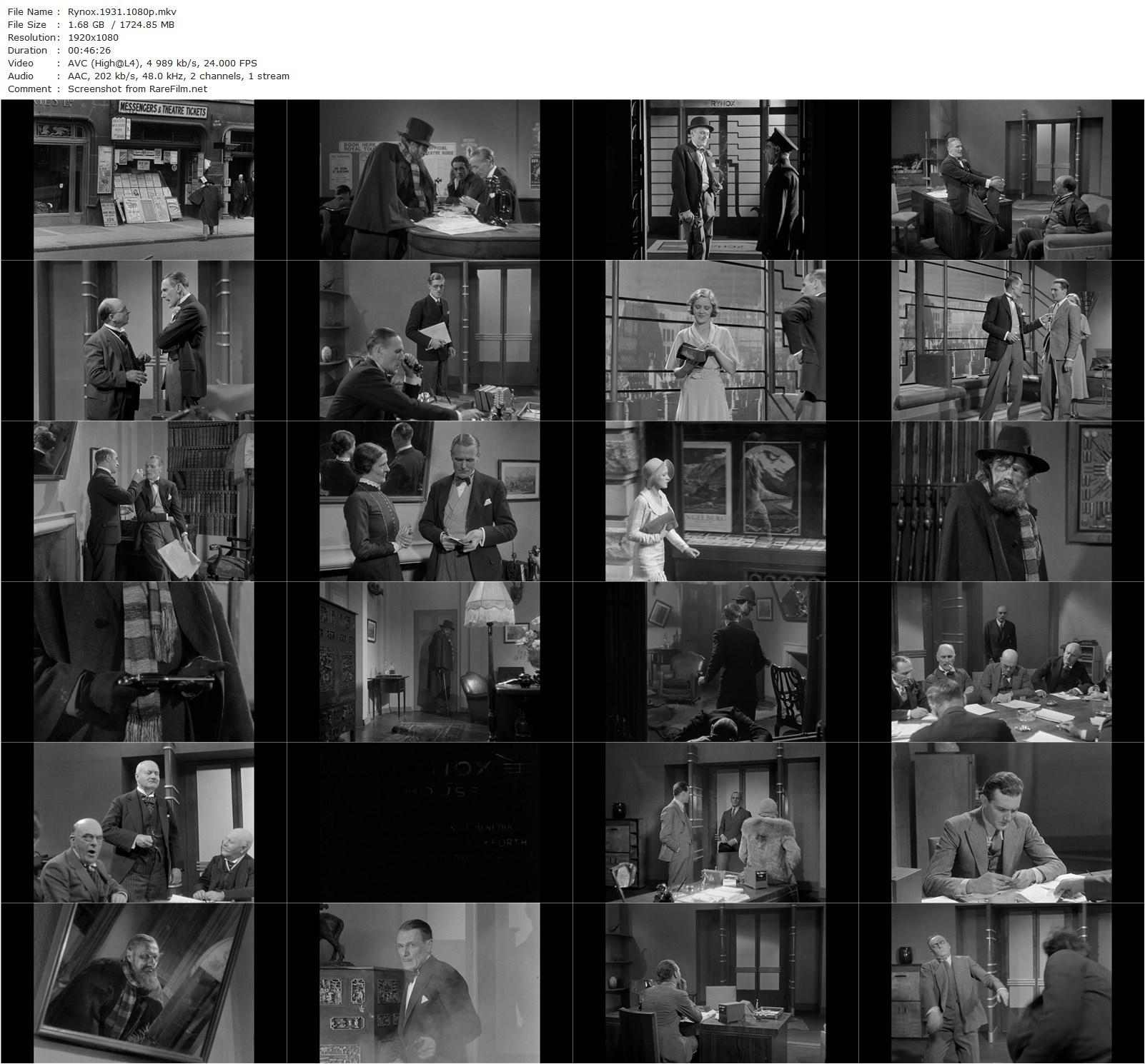 Rynox (1931) Michael Powell, Stewart Rome, John Longden, Dorothy Boyd-poster