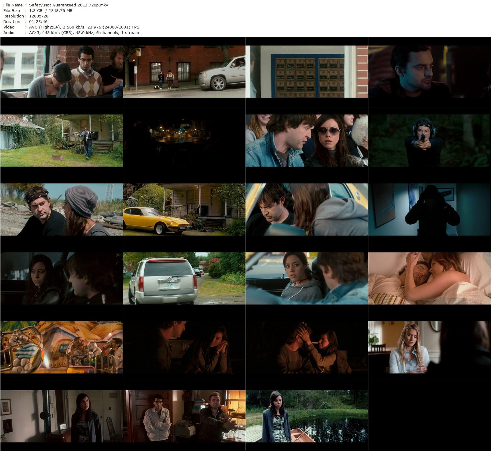 Safety Not Guaranteed (2012) Colin Trevorrow, Aubrey Plaza, Mark Duplass, Jake Johnson-poster