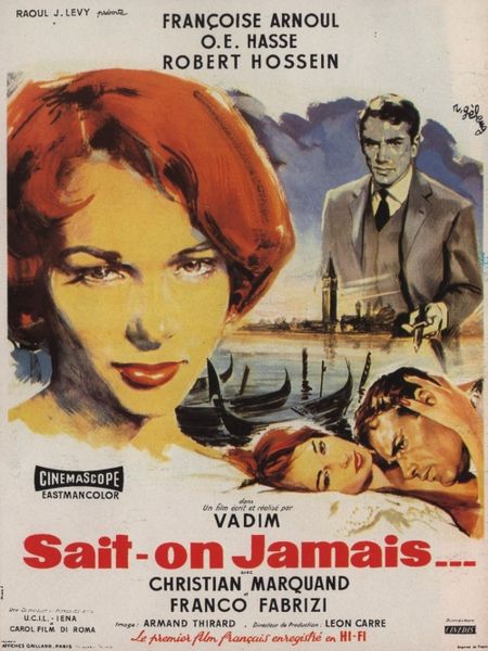 Sait-on jamais… (1957) Roger Vadim, Françoise Arnoul, Christian Marquand, Robert Hossein, Drama