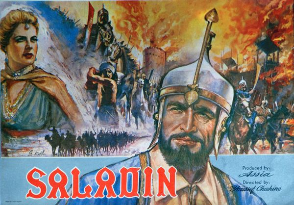 Saladin and the Great Crusades (1963) Youssef Chahine, Ahmed Mazhar, Mohamed Abdel Gawad, Mahmoud Almeleji, Action, Adventure, Drama, History, Romance, War