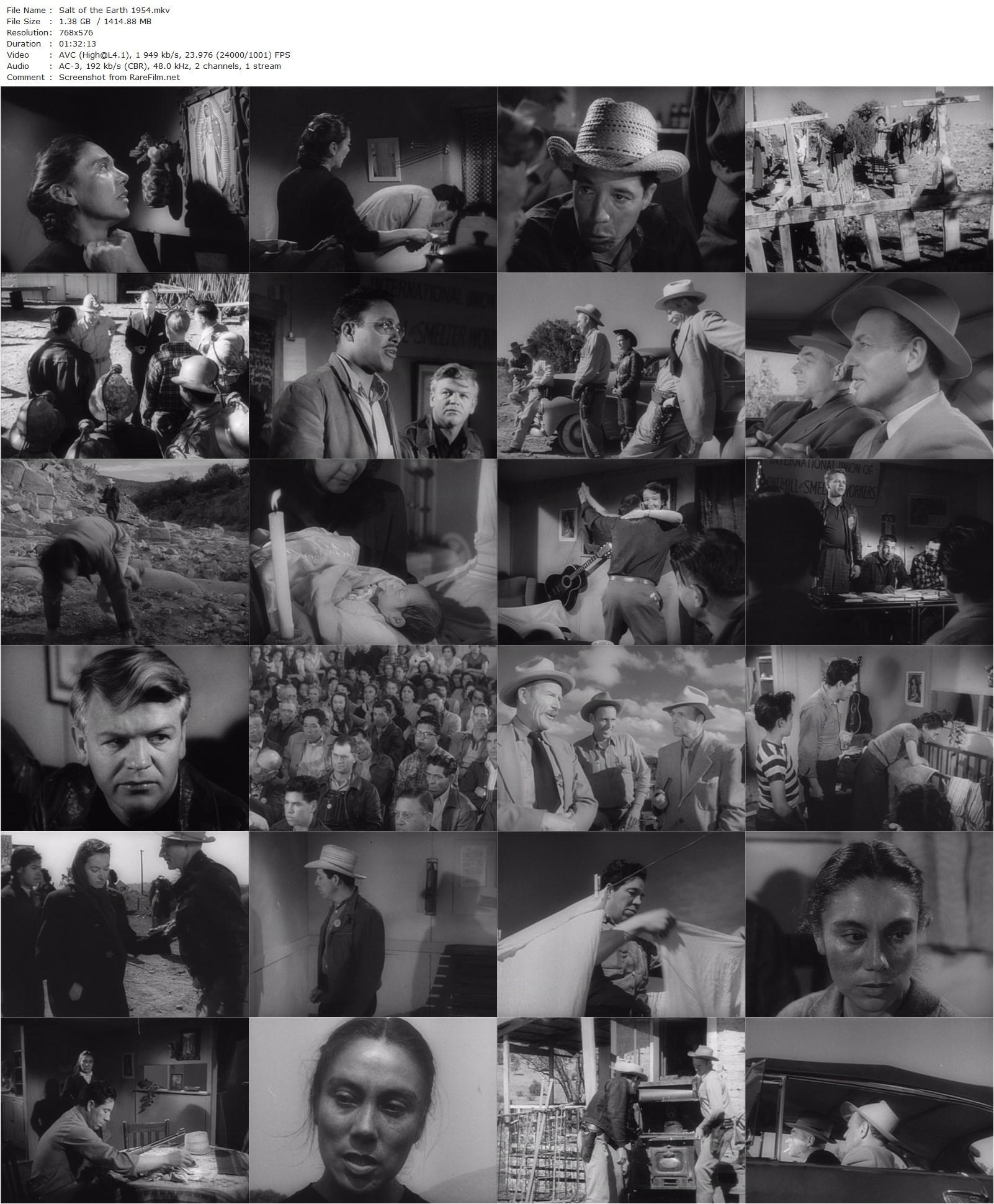 Salt of the Earth (1954) Herbert J. Biberman, Juan Chacón, Rosaura Revueltas, Will Geer-poster