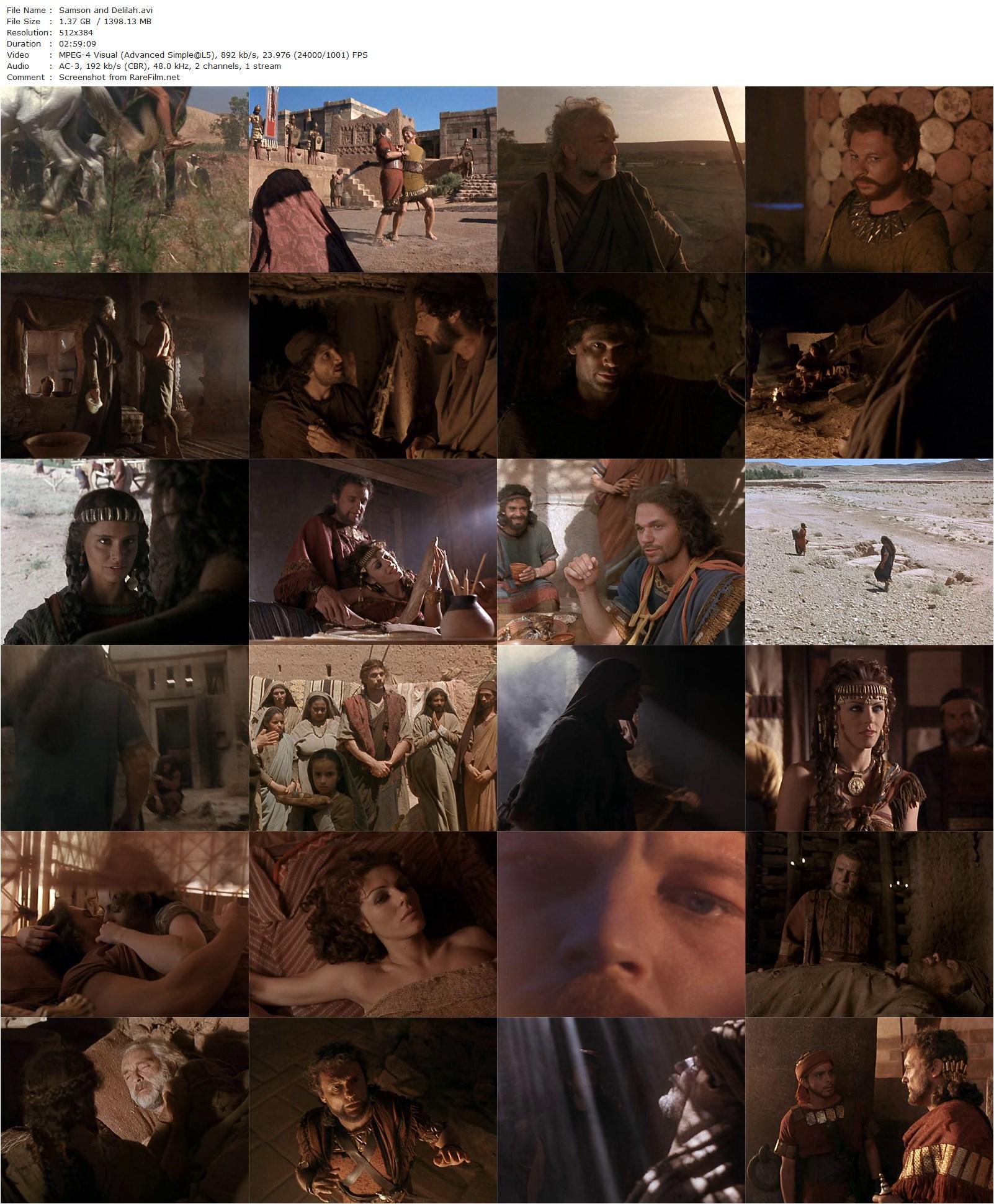 Samson and Delilah (1996) Nicolas Roeg, Dennis Hopper, Elizabeth Hurley, Eric Thal-poster