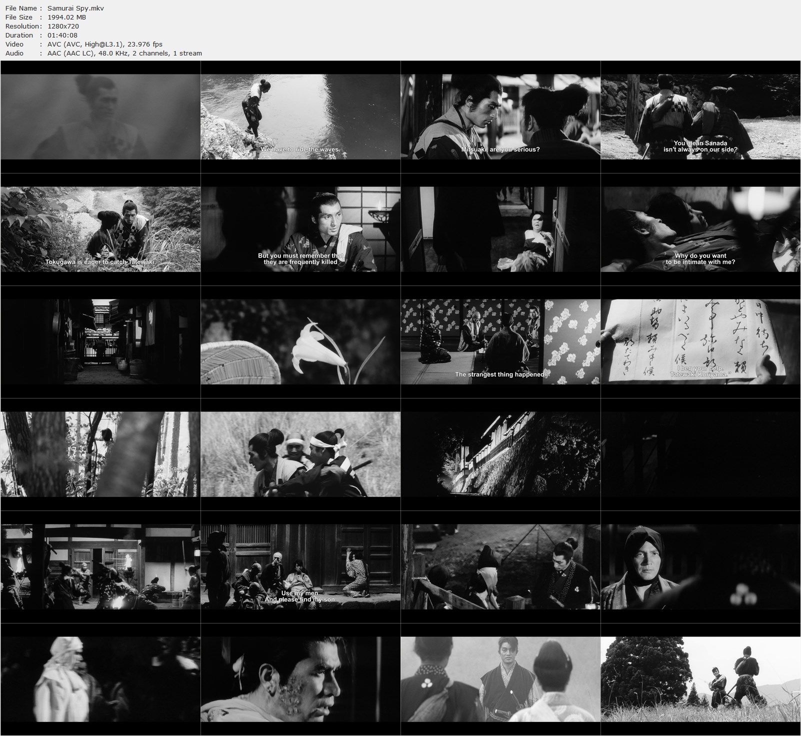 Samurai Spy (1965) Masahiro Shinoda, Hiroshi Aoyama, Jun Hamamura, Osamu Hitomi, Action, Drama-poster