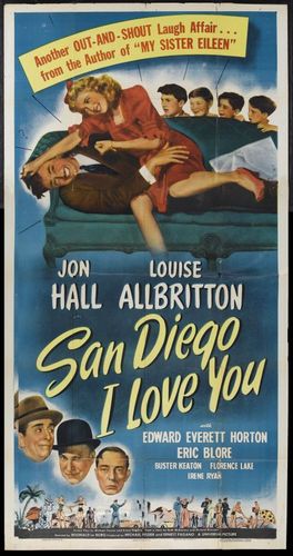 San Diego I Love You (1944) Reginald Le Borg, Jon Hall, Louise Allbritton, Edward Everett Horton