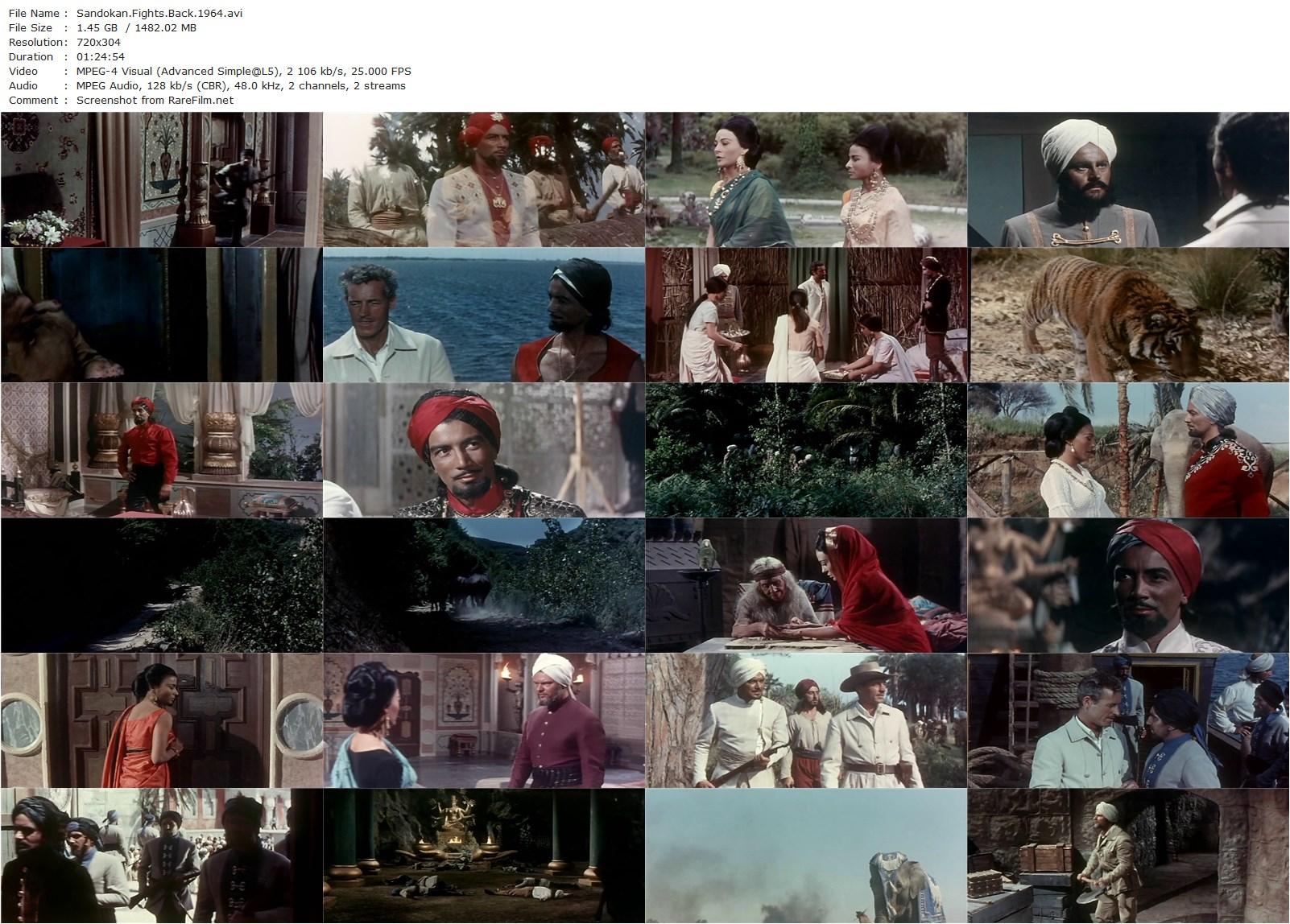 Sandokan Fights Back (1964) Luigi Capuano-poster