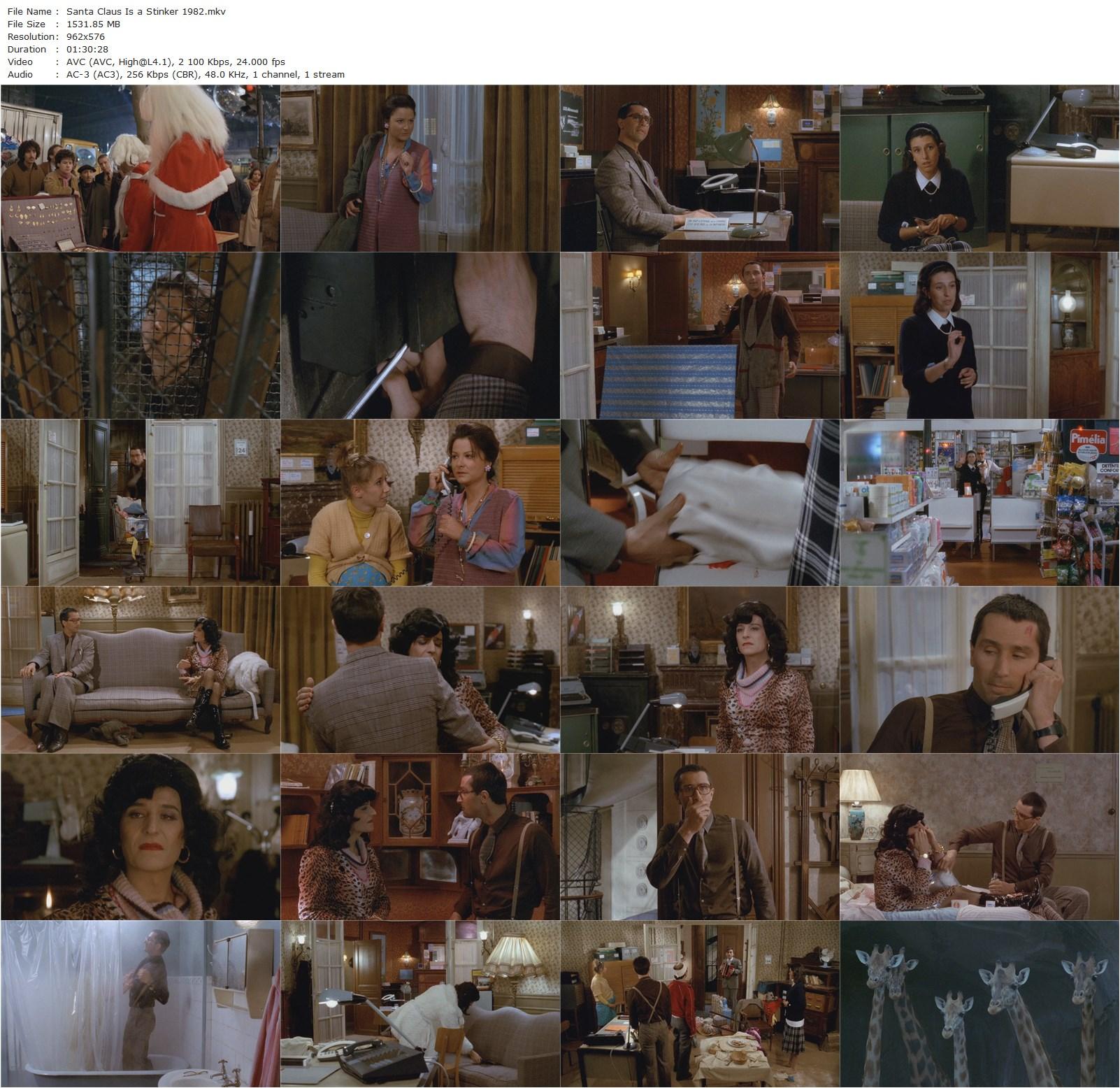 Santa Claus Is a Stinker (1982) Jean-Marie Poiré, Anémone, Josiane Balasko, Marie-Anne Chazel-poster