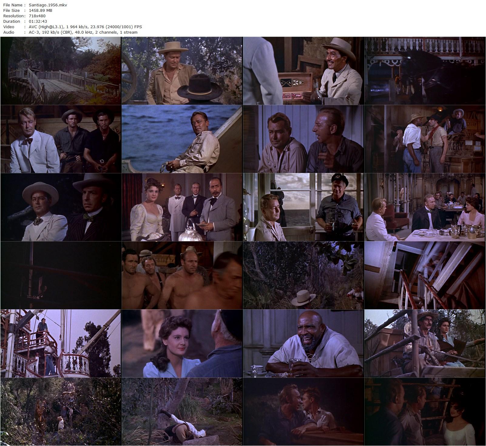 Santiago (1956) Gordon Douglas, Alan Ladd, Rossana Podestà, Lloyd Nolan-poster