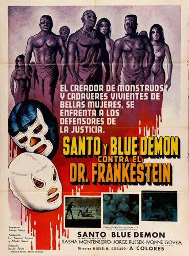 Santo and Blue Demon vs. Dr. Frankenstein / Santo y Blue Demon contra el doctor Frankenstein (1974) Miguel M. Delgado, Santo, Alejandro Moreno, Sasha Montenegro