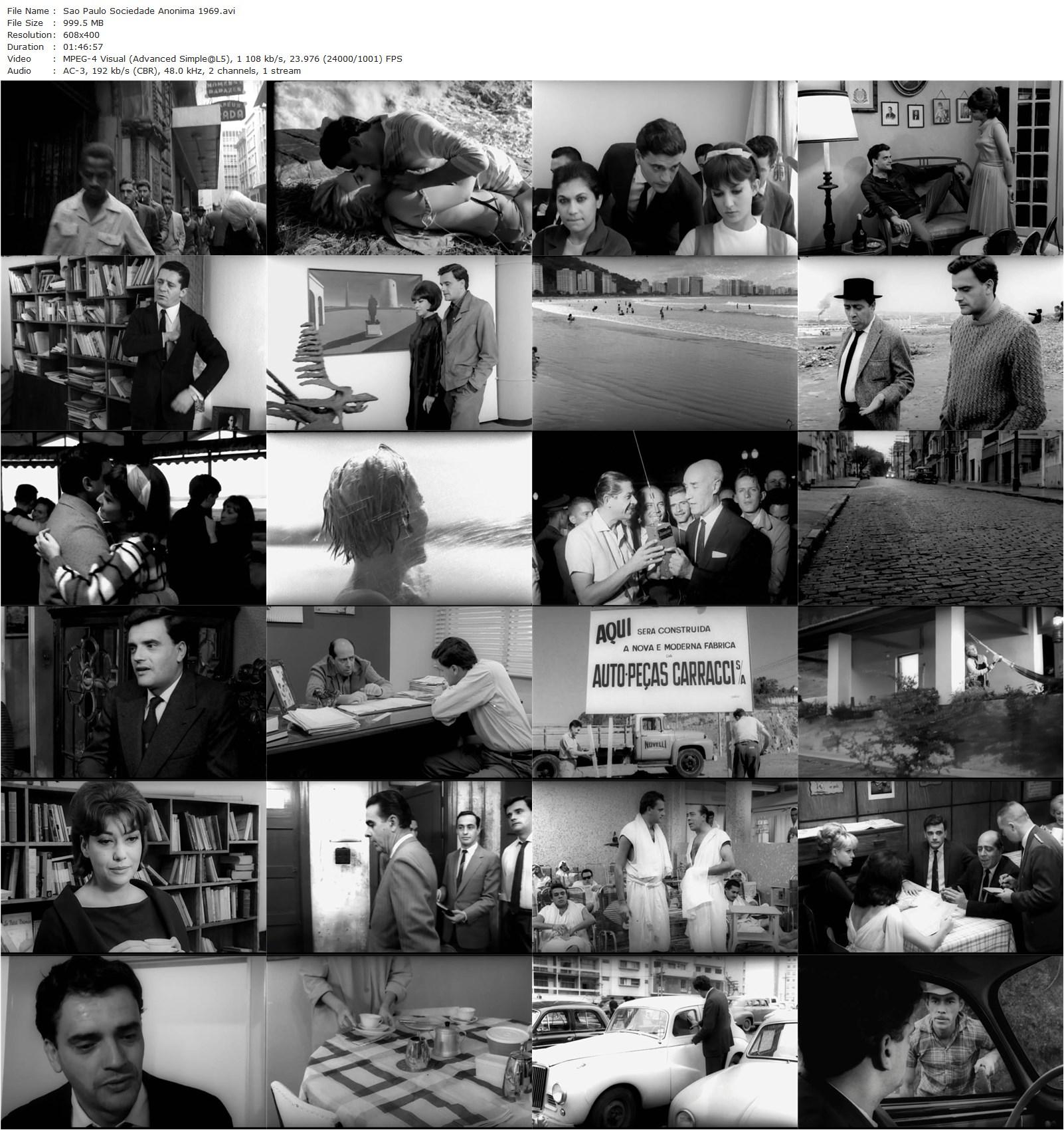 São Paulo, Sociedade Anônima (1965) Luís Sérgio Person-poster