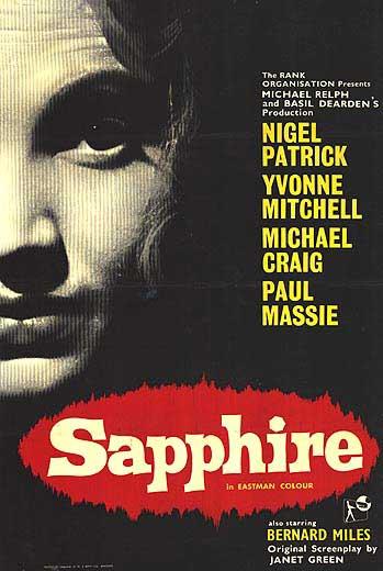 Sapphire (1959) Basil Dearden, Nigel Patrick, Yvonne Mitchell, Michael Craig, Crime, Drama, Mystery