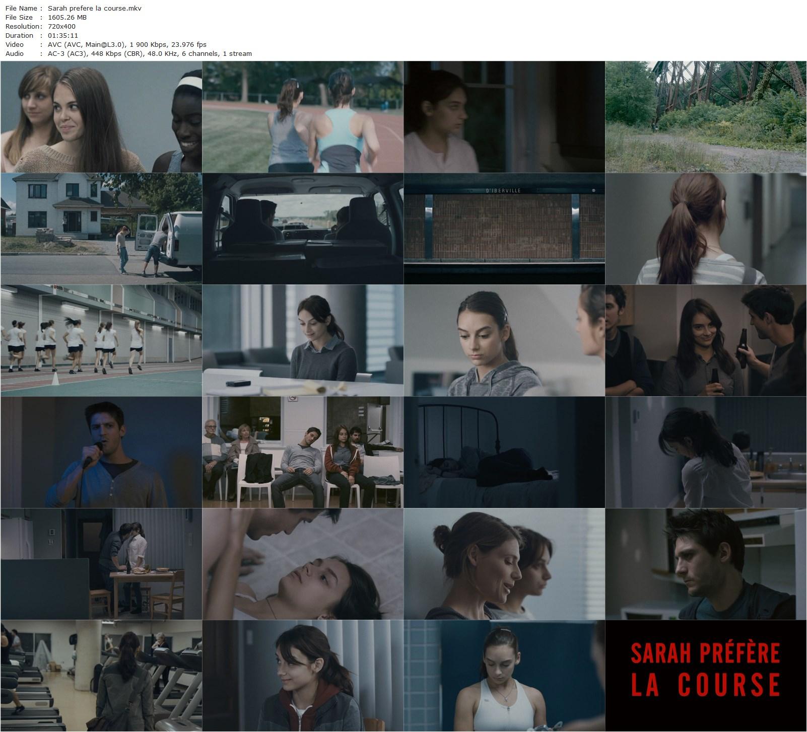 Sarah prefers to run (2013) Chloé Robichaud, Sophie Desmarais, Jean-Sébastien Courchesne, Geneviève Boivin-Roussy-poster