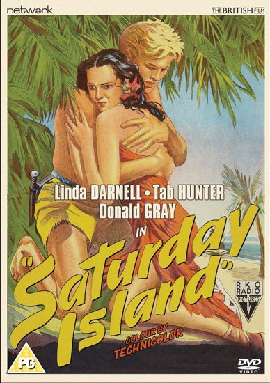 Saturday Island (1952) Stuart Heisler, Linda Darnell, Tab Hunter, Donald Gray, Adventure, Romance, War