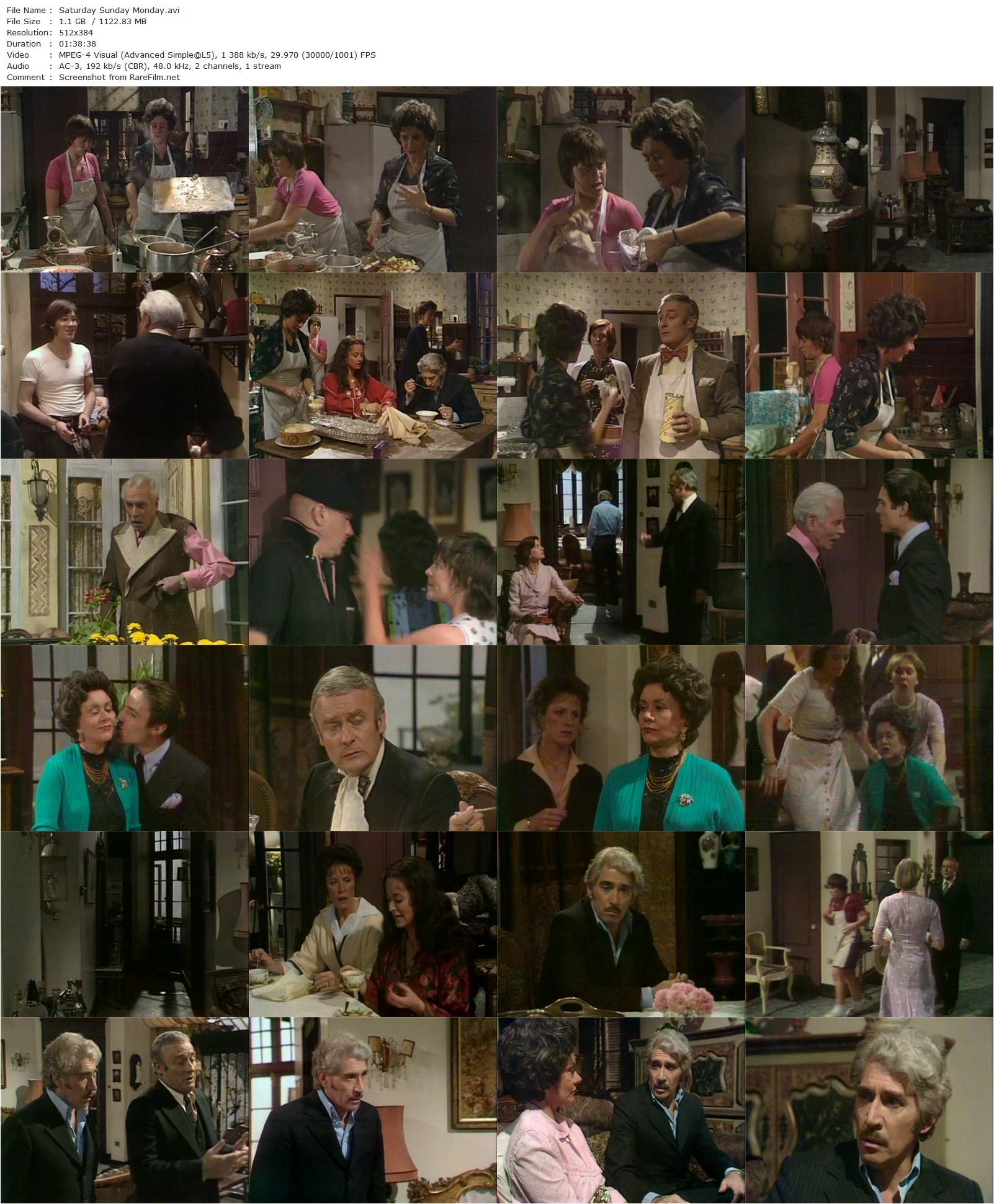 Saturday, Sunday, Monday (1978) Alan Bridges, Caroline Blakiston, Nicholas Clay, John Duttine-poster