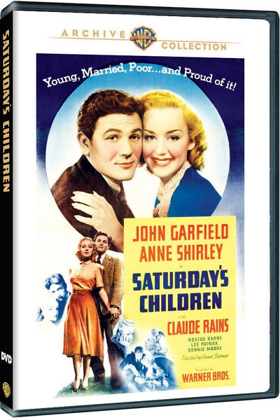 Saturday’s Children (1940) Vincent Sherman, John Garfield, Anne Shirley, Claude Rains