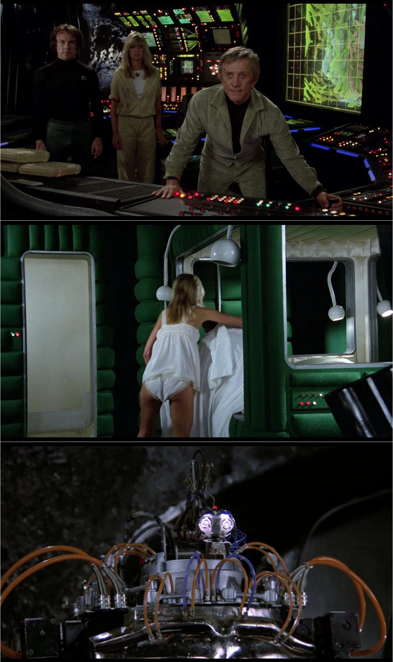 Saturn 3 (1980) Stanley Donen, John Barry, Farrah Fawcett, Kirk Douglas, Harvey Keitel, Adventure, Sci-Fi, Thriller-poster