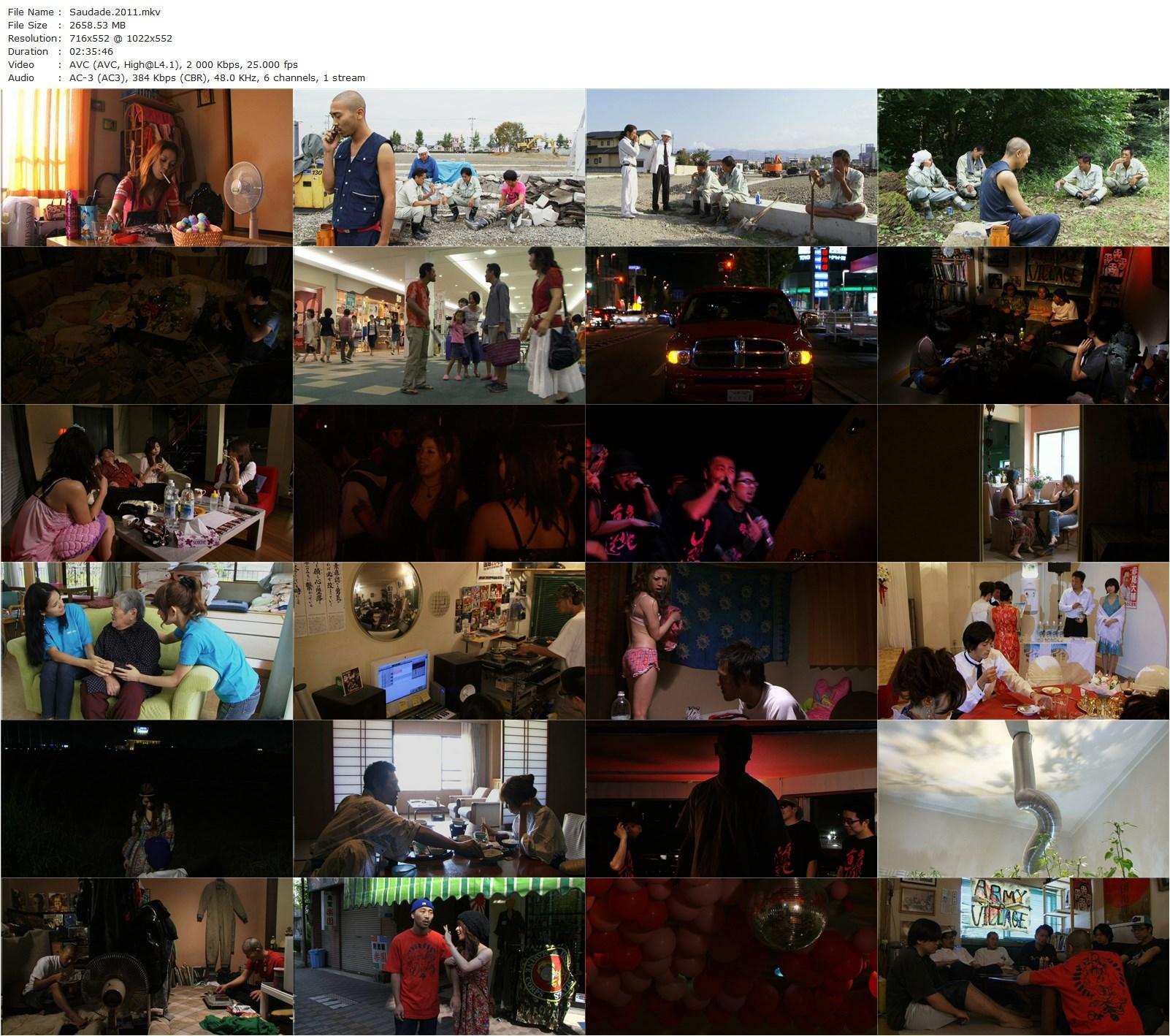 Saudade (2011) Katsuya Tomita, Ayano, Chie Kudô, Chika Kumada-poster