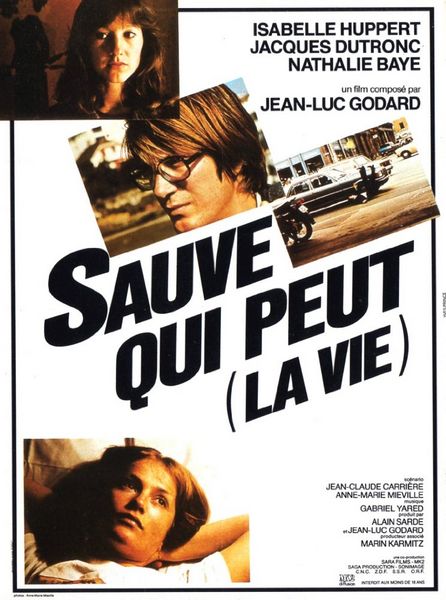Every Man For Himself (1980) Jean-Luc Godard, Isabelle Huppert, Jacques Dutronc, Nathalie Baye