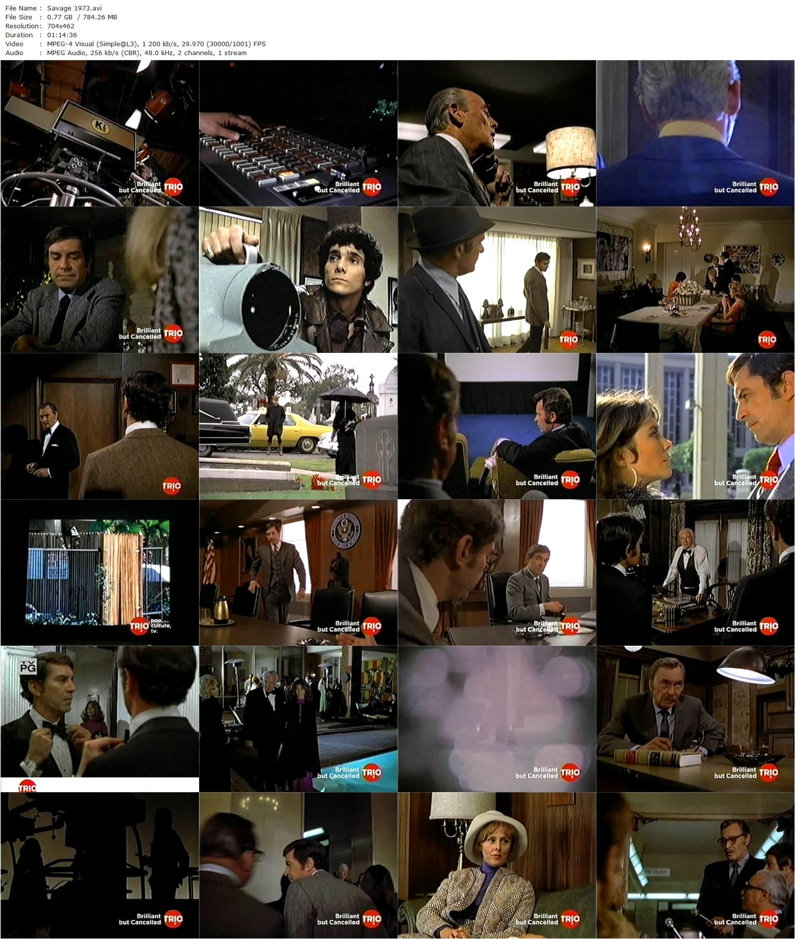 Savage (1973) Steven Spielberg, Martin Landau, Barbara Bain, Will Geer-poster