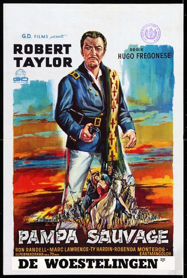Savage Pampas (1966) Hugo Fregonese, Robert Taylor, Mario Lozano, Felicia Roc