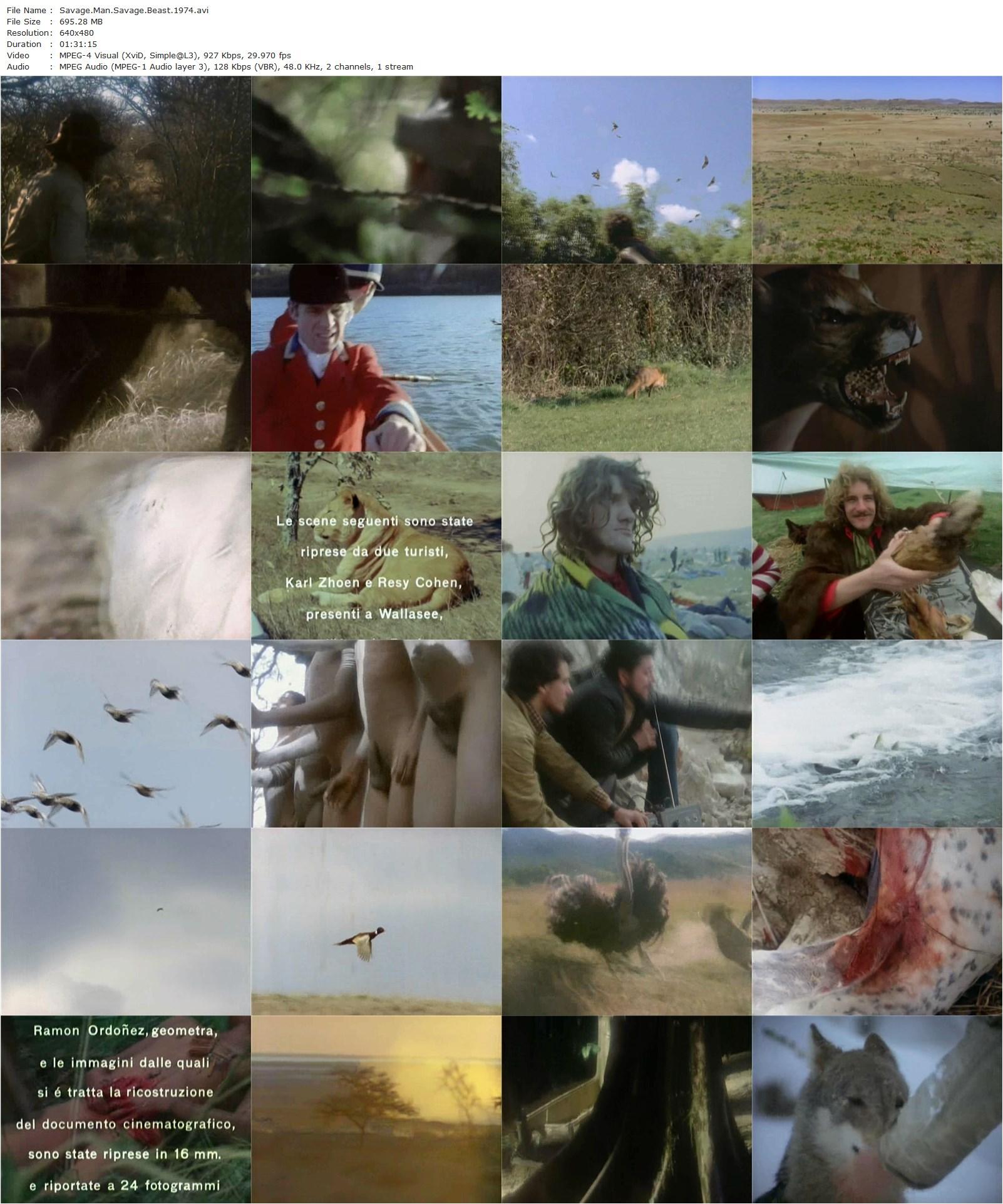 Savage Man Savage Beast (1975) Antonio Climati, Mario Morra, Giuseppe Rinaldi, Pit Dernitz-poster