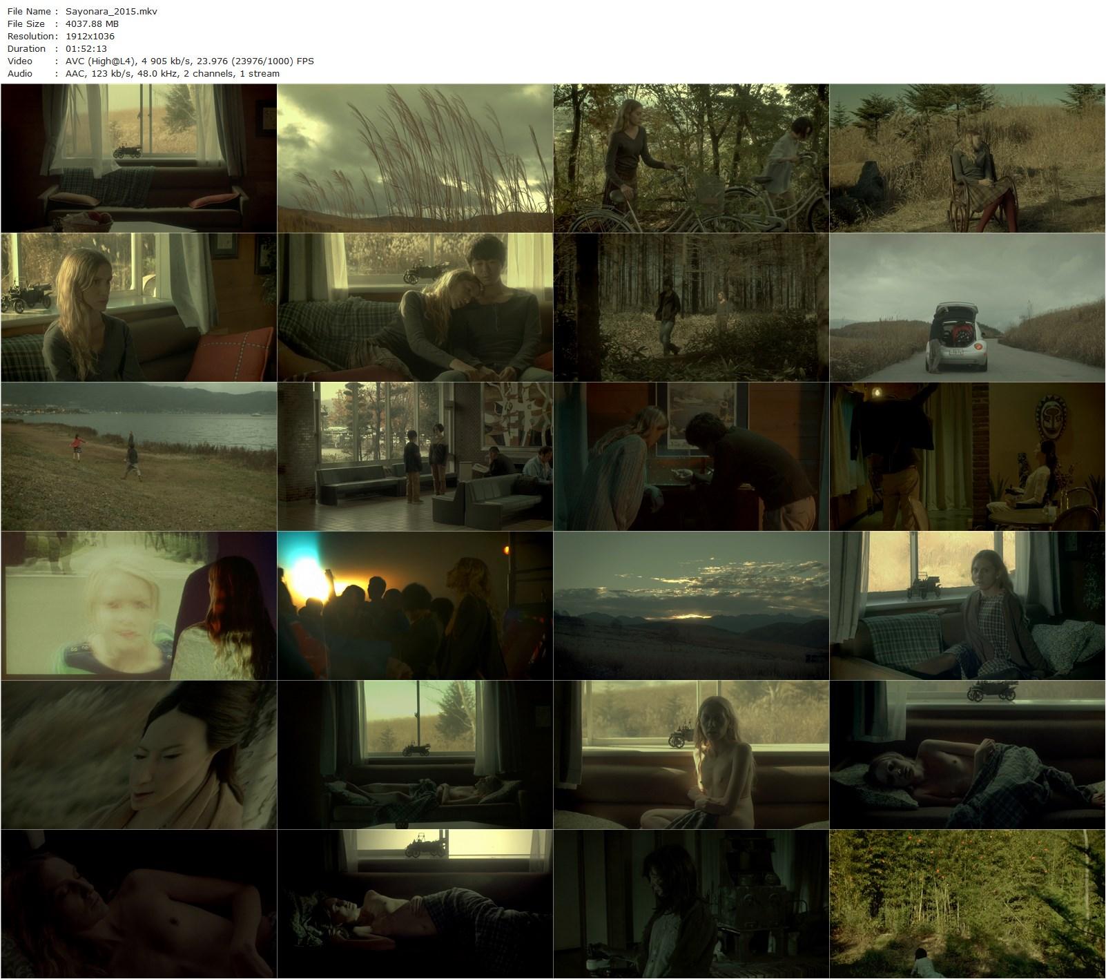 Sayônara (2015) Kôji Fukada, Mari Yamamoto, Irène Jacob, Nijirô Murakami-poster