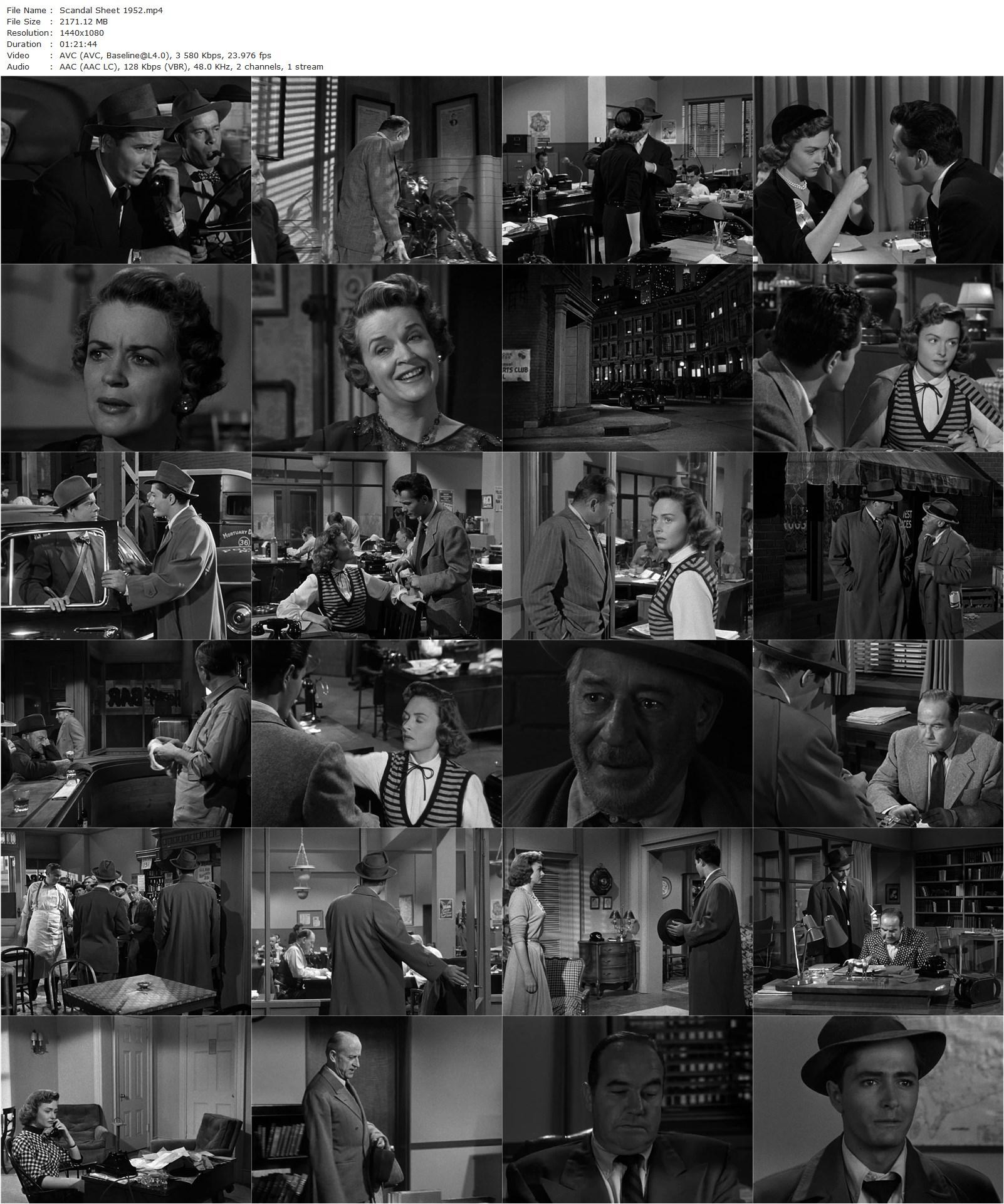 Scandal Sheet (1952) Phil Karlson, John Derek-poster