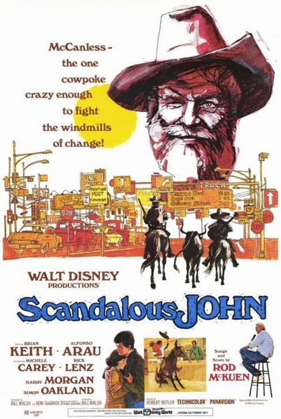 Scandalous John (1971) Robert Butler, Brian Keith, Alfonso Arau, Michele Carey