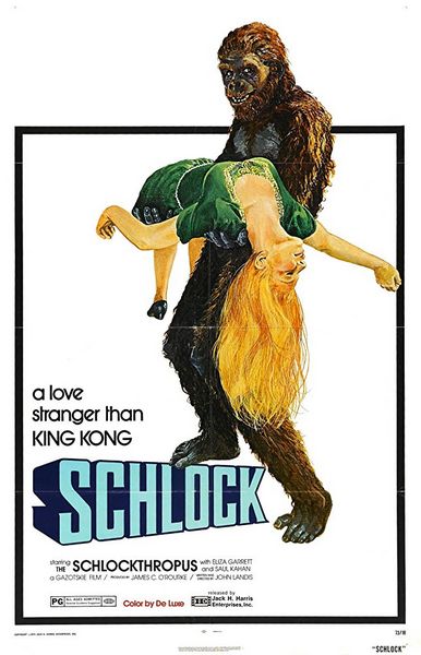 Schlock (1973) John Landis, Saul Kahan, Joseph Piantadosi, Comedy, Horror, Sci-Fi