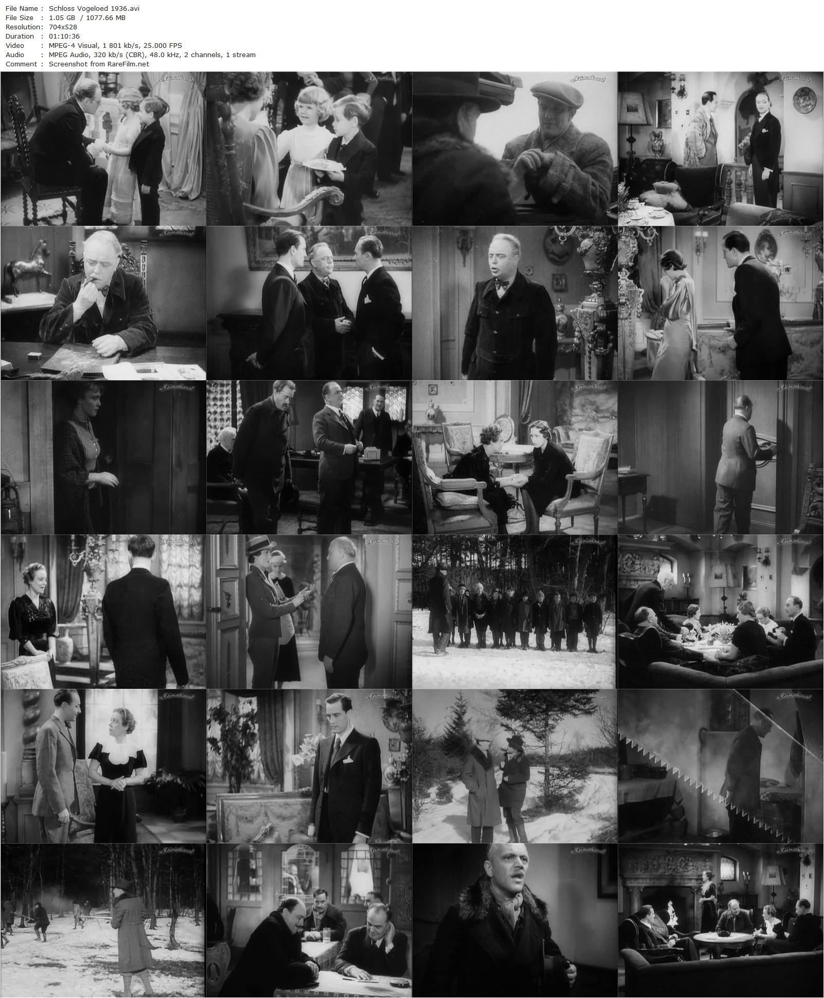 Castle Vogeloed / Schloß Vogelöd (1936) Max Obal, Walter Steinbeck, Carola Höhn, Hans Stüwe-poster