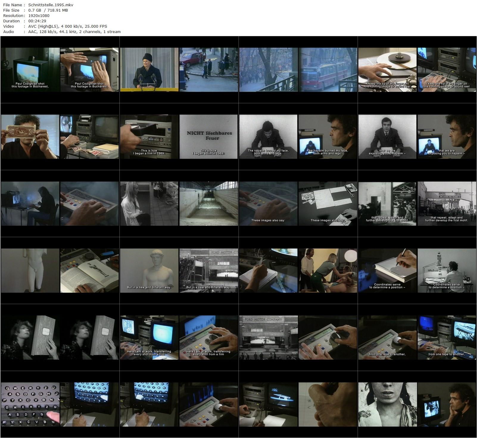 Interface / Schnittstelle (1995) Harun Farocki-poster