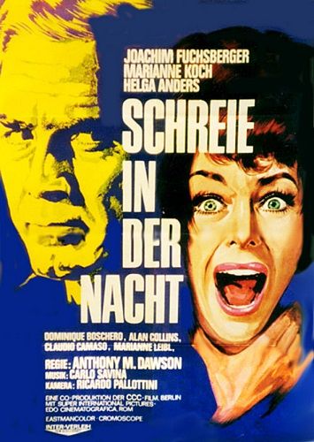 Screams in the Night / Schreie in der Nacht (1969) Antonio Margheriti, Joachim Fuchsberger, Marianne Koch, Helga Anders