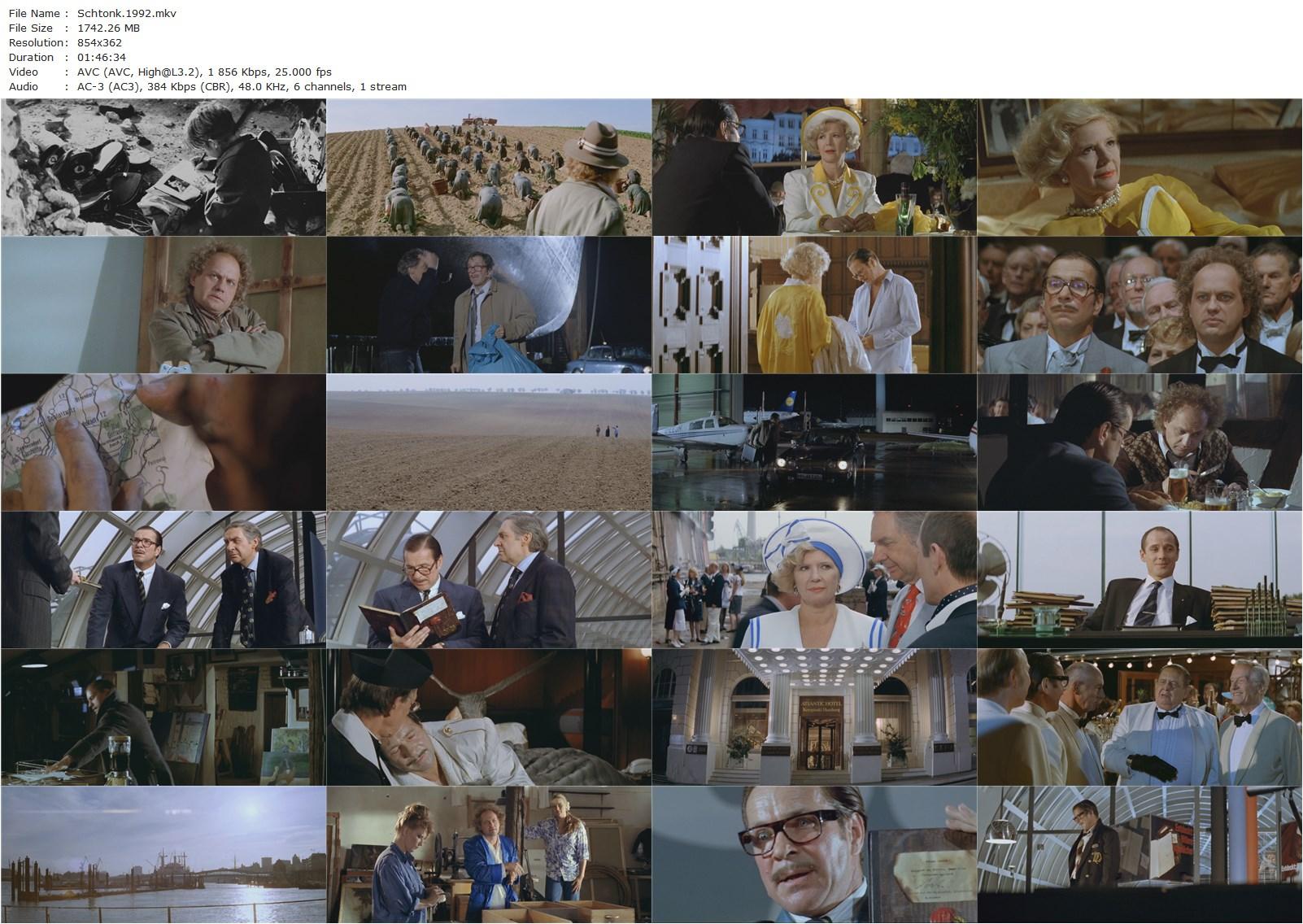 Schtonk (1992) Helmut Dietl, Götz George, Uwe Ochsenknecht, Christiane Hörbiger-poster