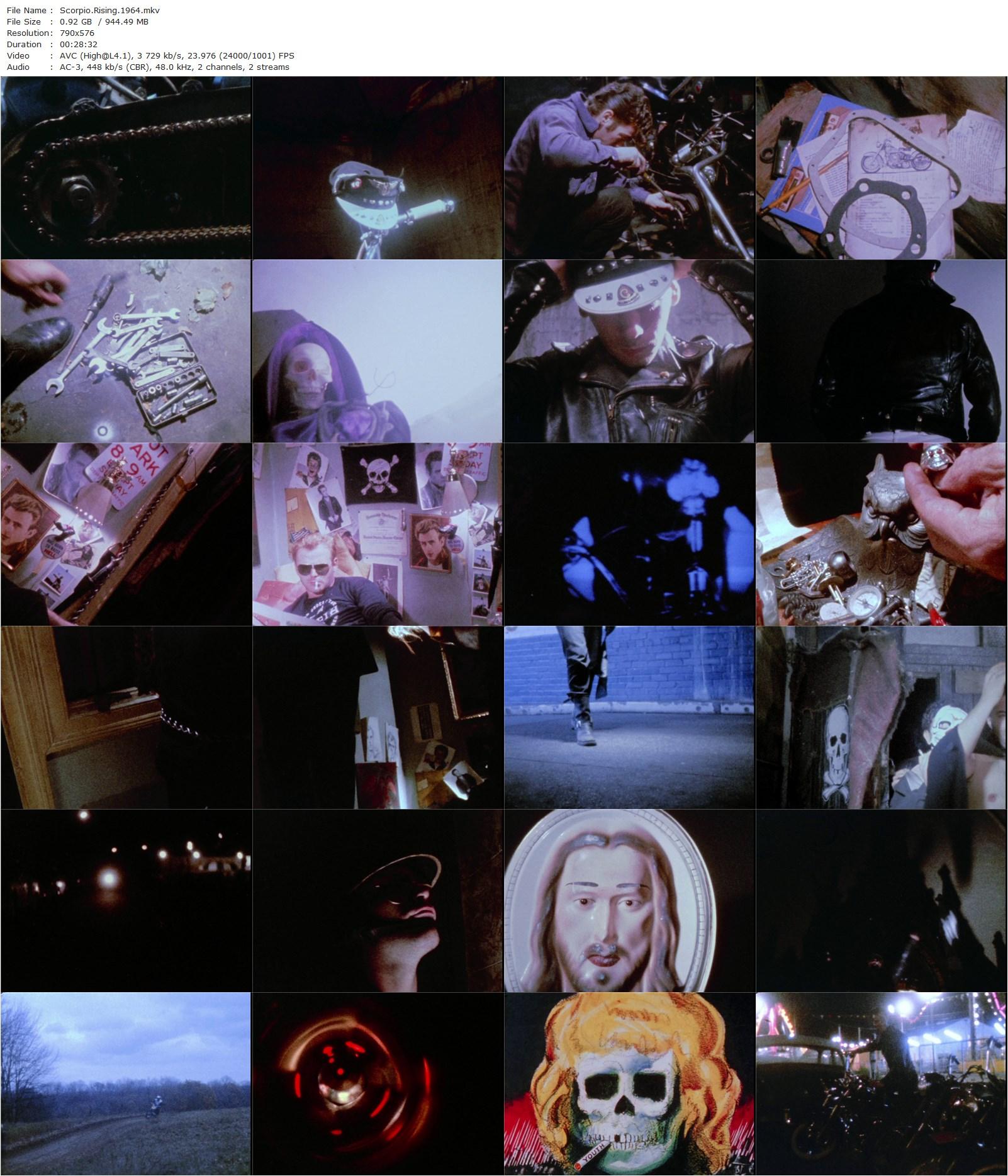 Scorpio Rising (1963) Kenneth Anger, Ernie Allo, Bruce Byron, Frank Carifi-poster