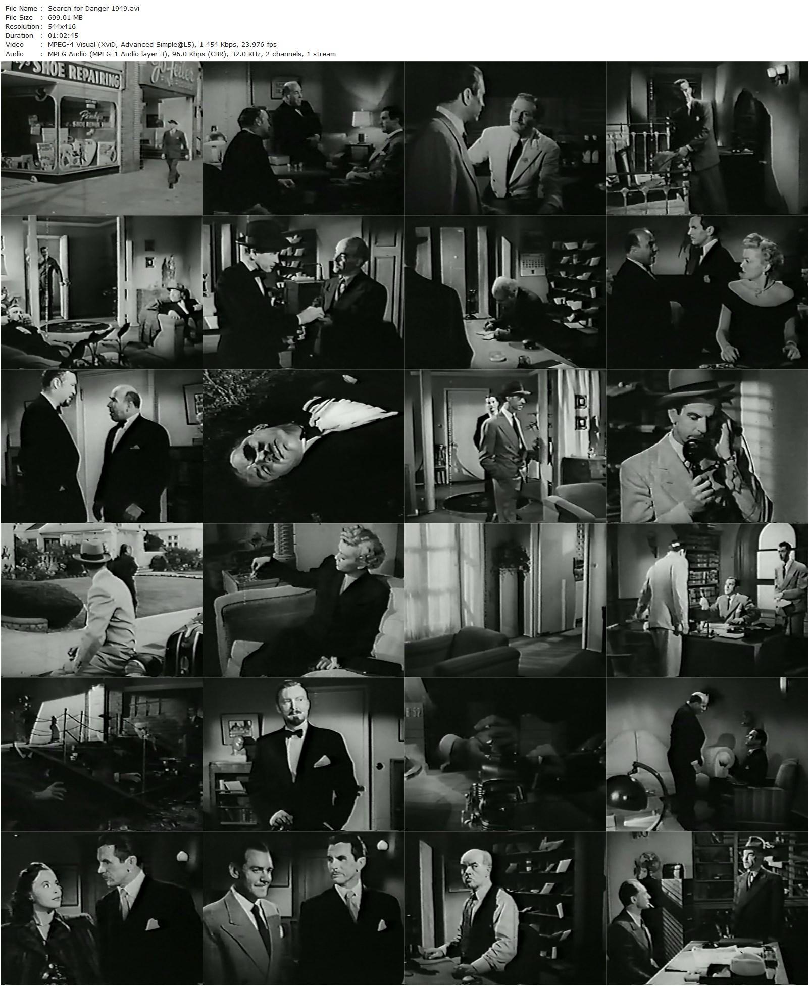 Search for Danger (1949) Jack Bernhard, John Calvert, Albert Dekker, Myrna Dell-poster