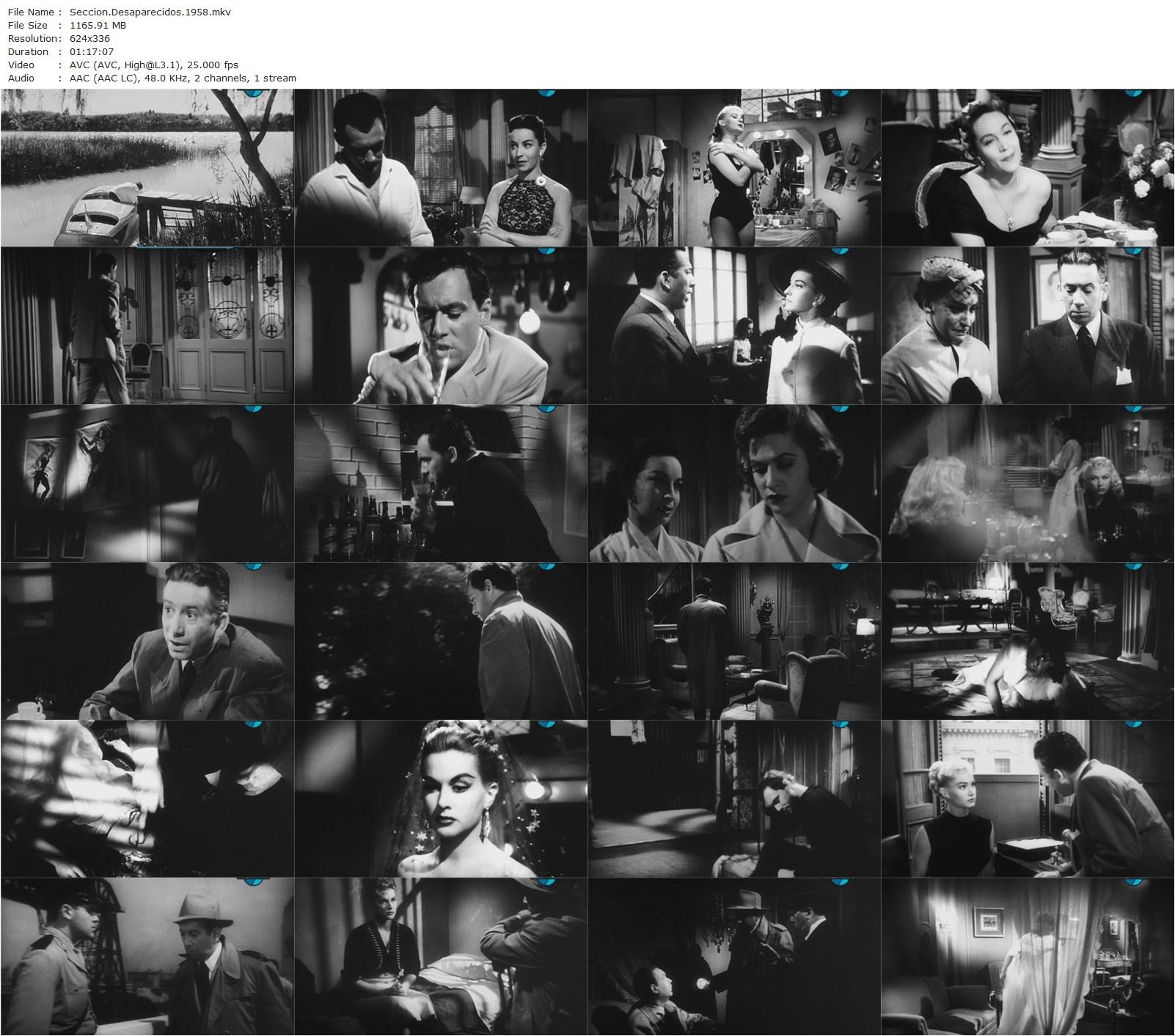 Missing Section / Section des disparus (1956) Pierre Chenal, Nicole Maurey, Maurice Ronet, Inda Ledesma-poster