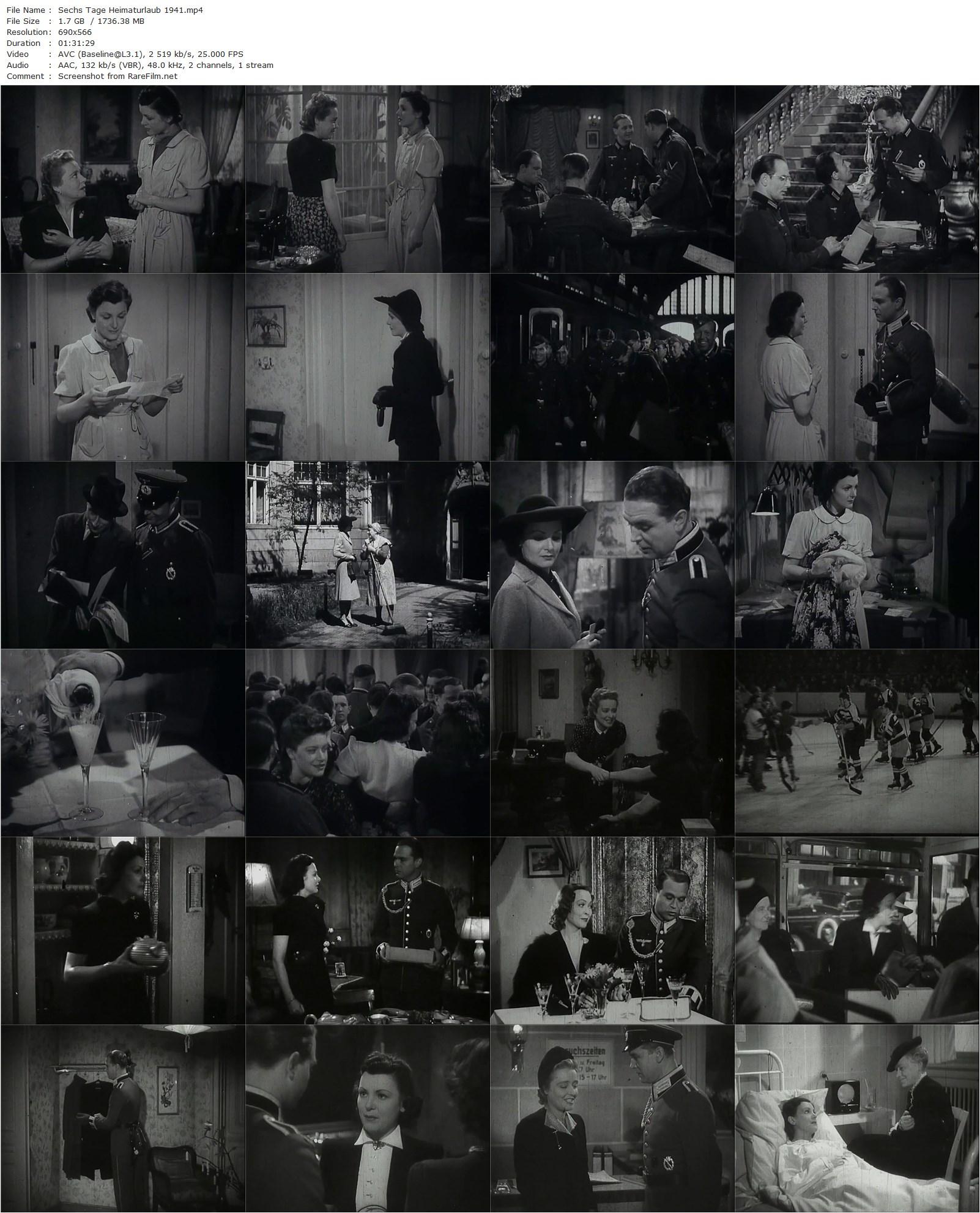 Sechs Tage Heimaturlaub (1941) Jürgen von Alten-poster