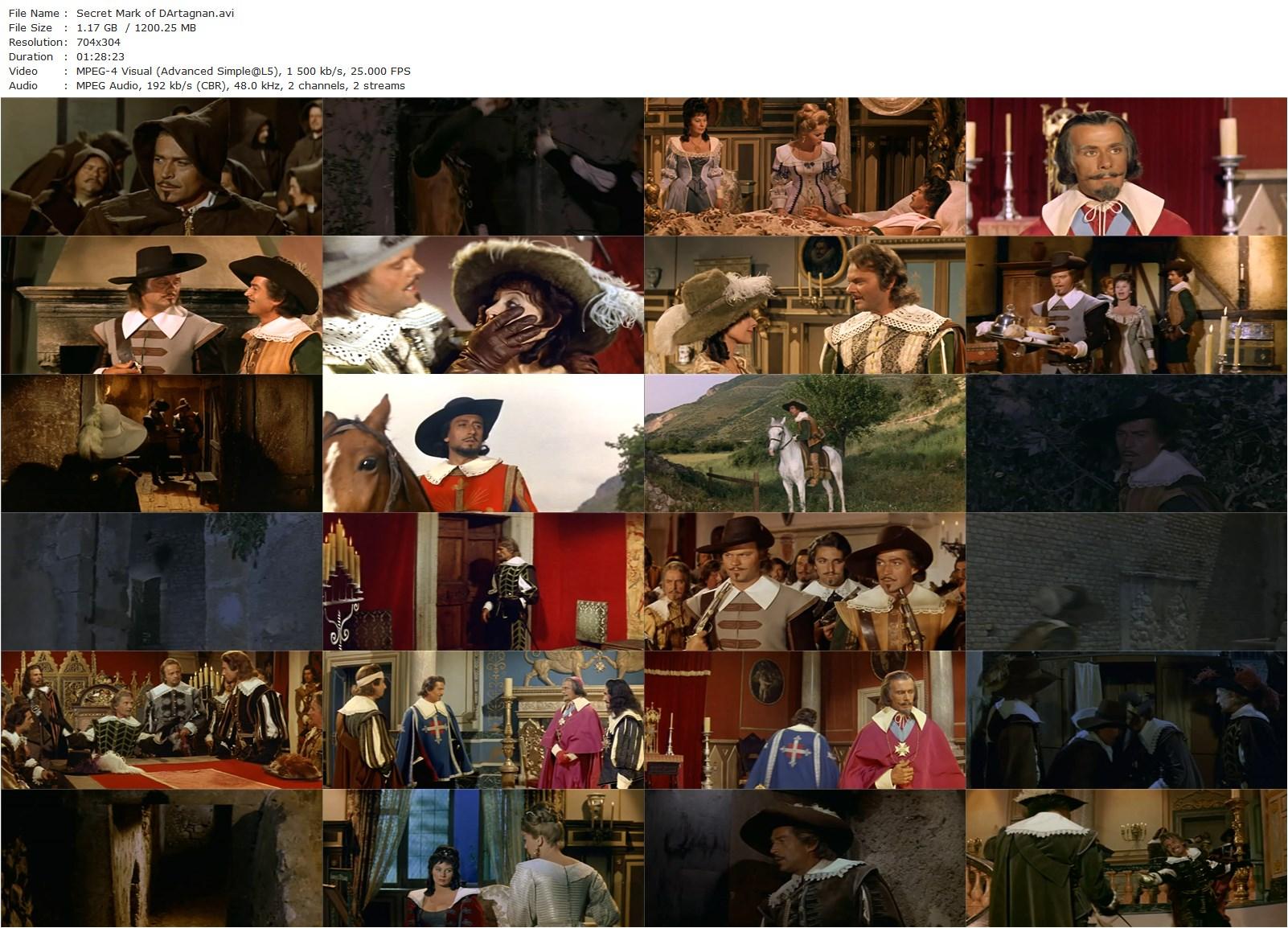 The Secret Mark of D’Artagnan / Il colpo segreto di d’Artagnan (1962) Siro Marcellini, George Nader, Magali Noël, Georges Marchal-poster