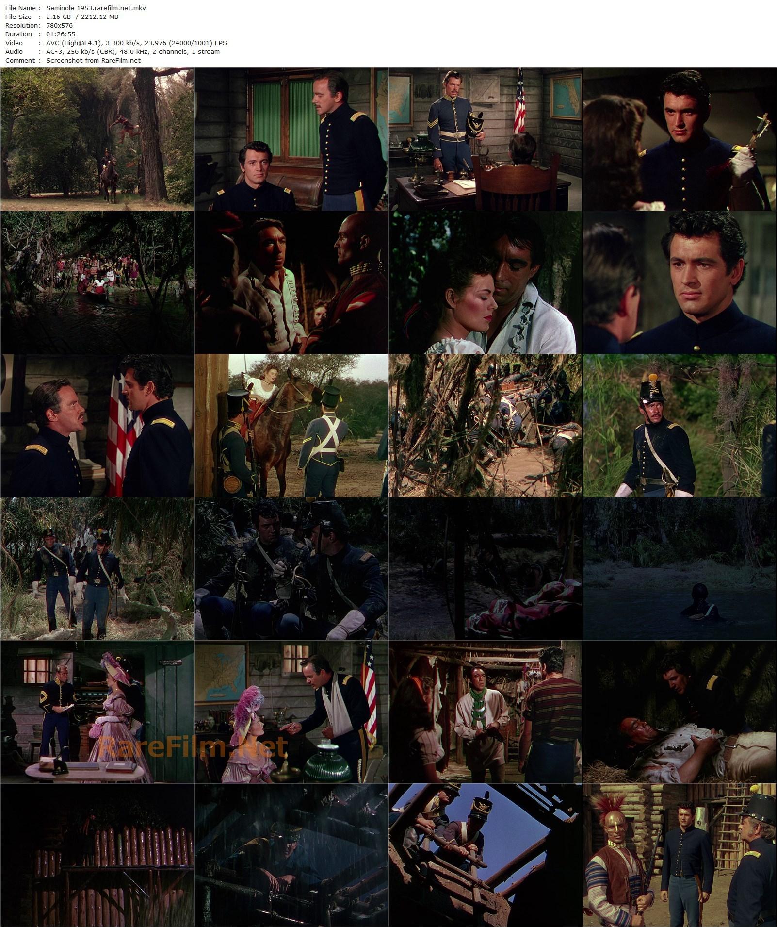 Seminole (1953) Budd Boetticher, Rock Hudson, Barbara Hale, Anthony Quinn-poster