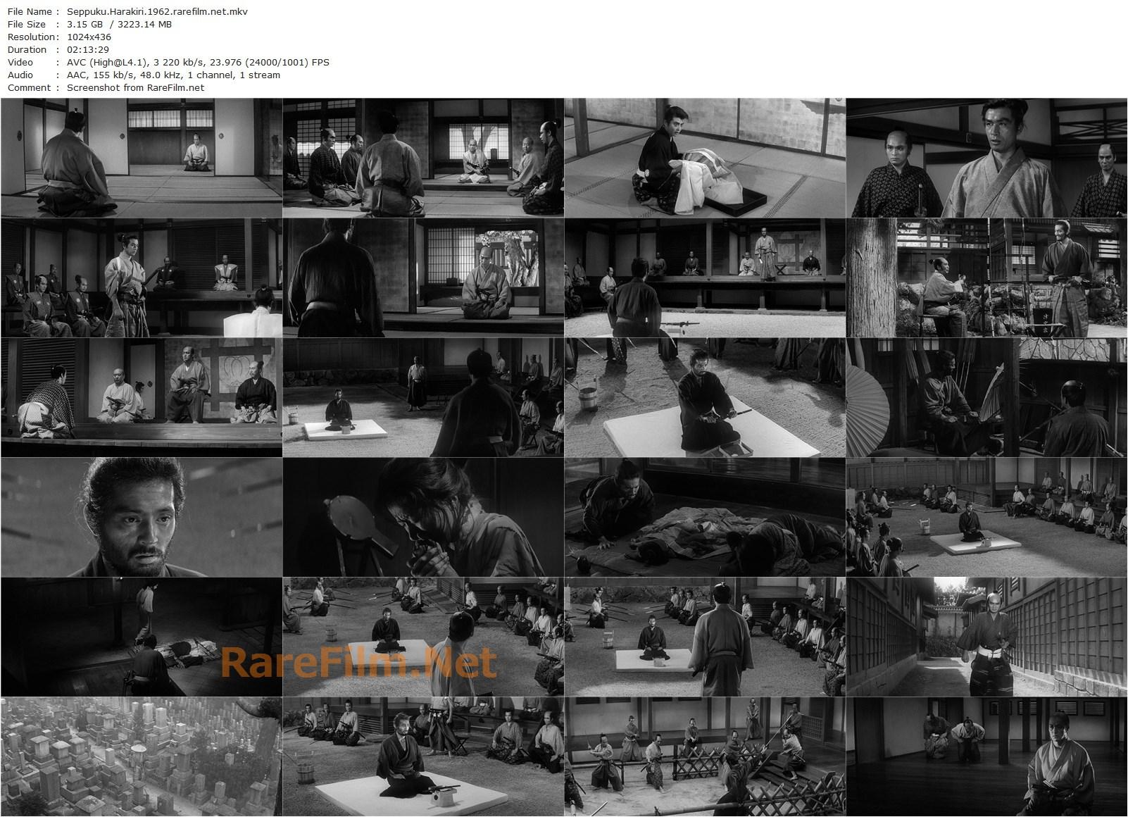 Harakiri / Seppuku (1962) Masaki Kobayashi, Tatsuya Nakadai, Akira Ishihama, Shima Iwashita-poster