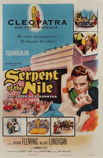 Serpent of the Nile (1953) William Castle, Rhonda Fleming, William Lundigan, Raymond Burr
