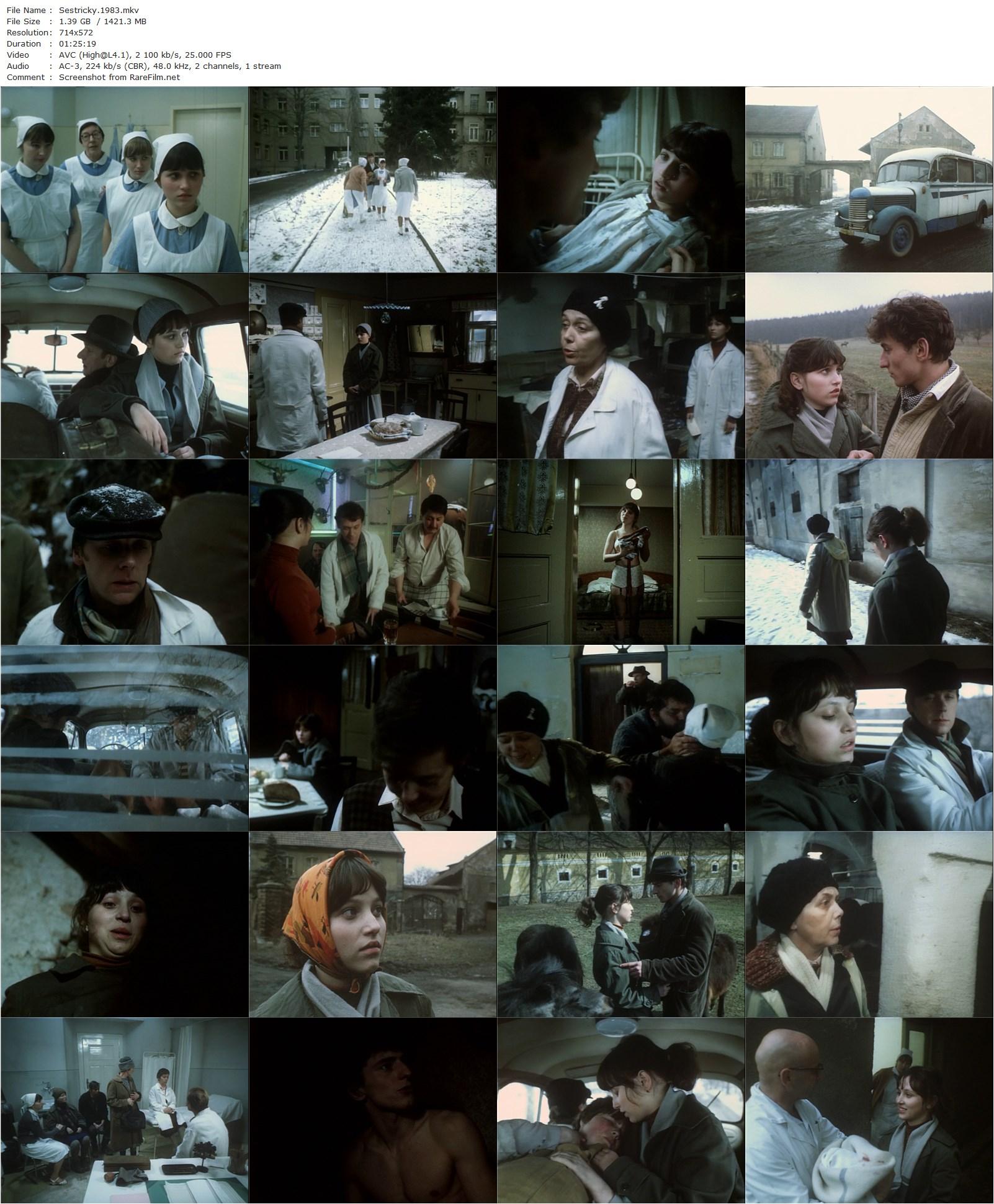Nurses / Sestricky (1984) Karel Kachyna, Alena Mihulová, Jirina Jirásková, Ondrej Vetchý-poster