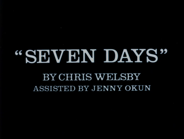Seven Days (1974) by Chris Welsby
