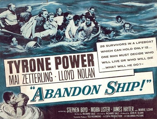 Seven Waves Away (1957) Richard Sale, Tyrone Power, Mai Zetterling, Lloyd Nolan