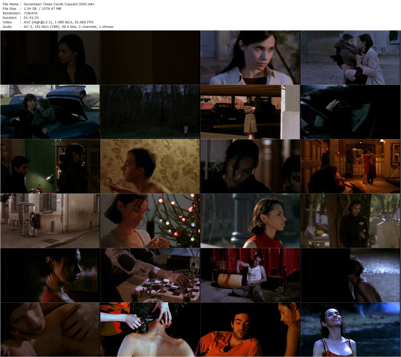 Seventeen Times Cécile Cassard AKA 17 fois Cécile Cassard (2002) Christophe Honoré, Béatrice Dalle, Romain Duris, Jeanne Balibar-poster