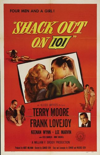 Shack Out on 101 (1955) Edward Dein, Terry Moore, Frank Lovejoy, Keenan Wynn