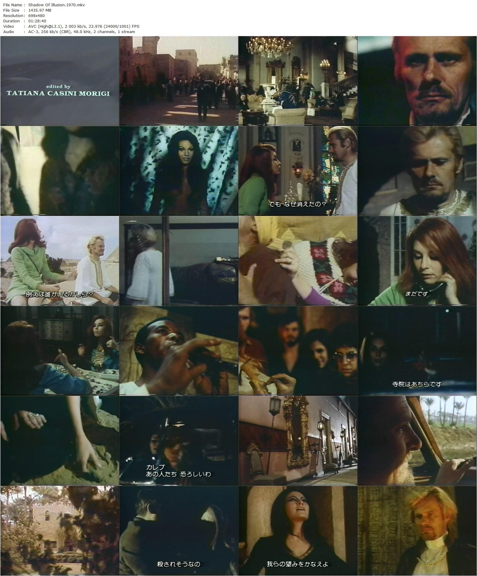 Shadow of Illusion AKA Ombre roventi (1970) Mario Caiano, William Berger, Daniela Giordano, Krista Nell-poster