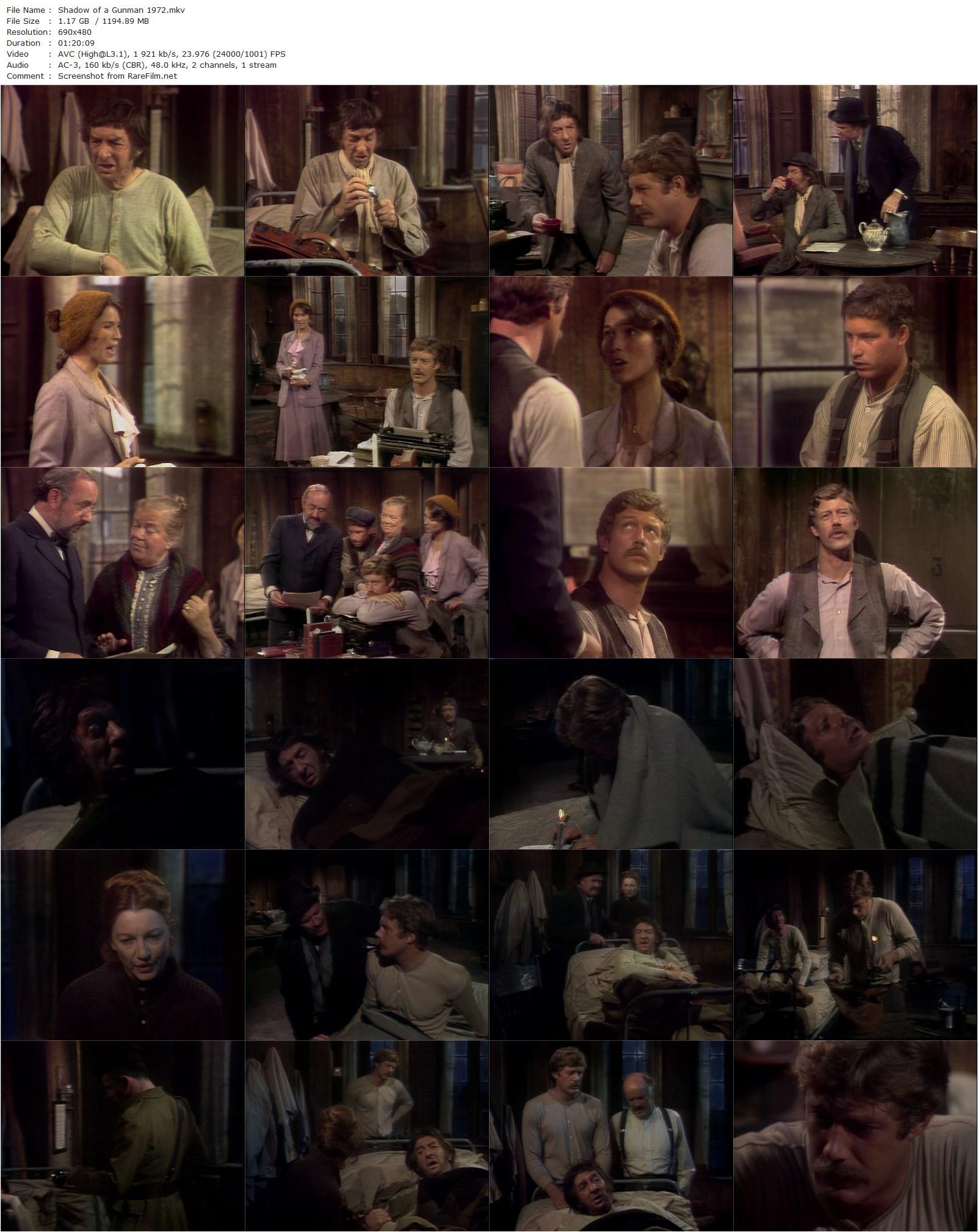 The Shadow of a Gunman (1972) Joseph Hardy, Frank Converse, Brendan Dillon, Richard Dreyfuss-poster