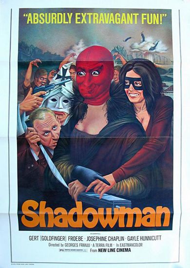 Shadowman (1974) Georges Franju, Gayle Hunnicutt, Jacques Champreux, Josephine Chaplin