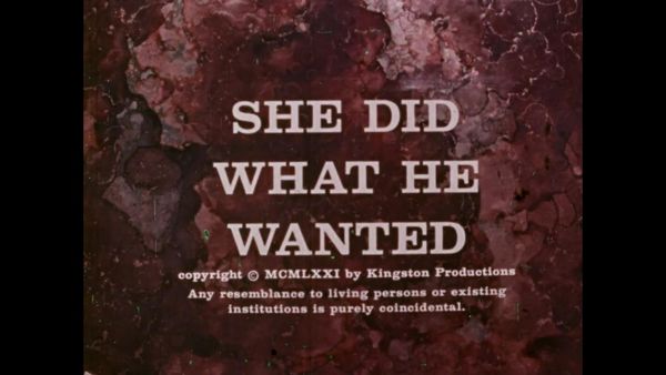She Did What He Wanted (1971) William Rotsler, Sandy Dempsey, Damian Zisk, Bambi Allen, Adult, Fantasy